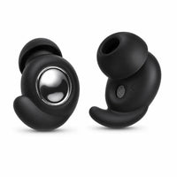Reusable Silicone Earplugs with Case, Sizes S–XL