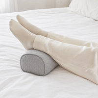 Light Grey | Cervical Contour Memory Foam Pillow, under the ankles