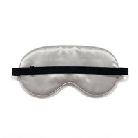 Silver Grey | Soft Silk Blackout Sleep Mask, back