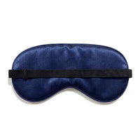 Navy | Soft Silk Blackout Sleep Mask, back