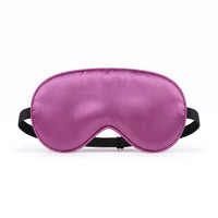 Orchid Purple | Soft Silk Blackout Sleep Mask, front