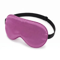 Orchid Purple | Soft Silk Blackout Sleep Mask, three quarter
