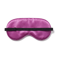 Orchid Purple | Soft Silk Blackout Sleep Mask, back