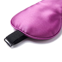 Orchid Purple | Soft Silk Blackout Sleep Mask, macro