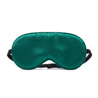 Emerald | Soft Silk Blackout Sleep Mask, front