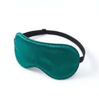 Emerald | Soft Silk Blackout Sleep Mask, three quarter