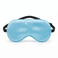 Sky Blue | Soft Silk Blackout Sleep Mask, front