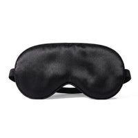 Black | Soft Silk Blackout Sleep Mask, front