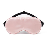 Blush Pink | Soft Silk Blackout Sleep Mask, front