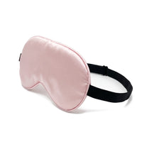 Blush Pink | Soft Silk Blackout Sleep Mask, three quarter