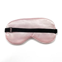 Blush Pink | Soft Silk Blackout Sleep Mask, back