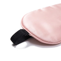 Blush Pink | Soft Silk Blackout Sleep Mask, macro