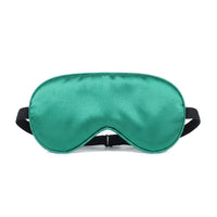 Jade Green | Soft Silk Blackout Sleep Mask, front