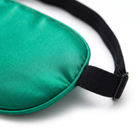 Jade Green | Soft Silk Blackout Sleep Mask, macro