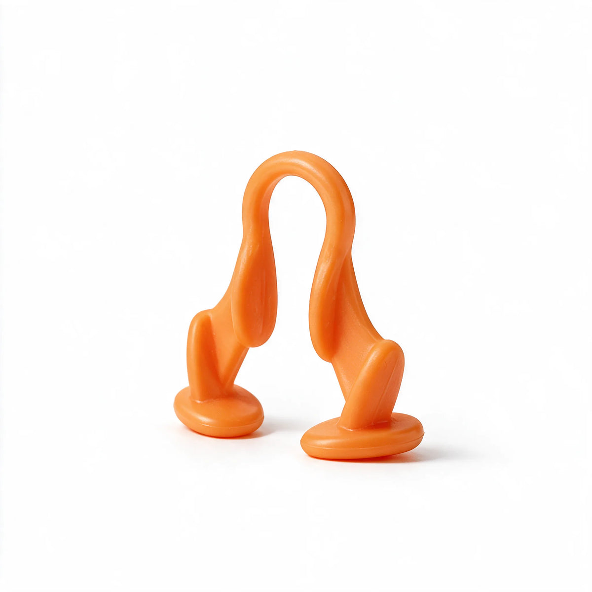 Orange | Silicone Nasal Dilator Nose Clip, standing