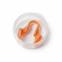 Orange | Silicone Nasal Dilator Nose Clip, case closed