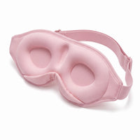 Pink | 3D Sculpted Breathable Sleep Mask, inside angle
