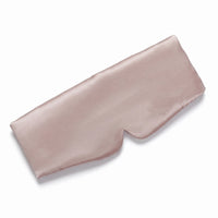 Pink | Silk Satin Sleep Mask, flat top