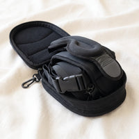 Upgrade Set | Blackout Sleep Mask & Neck Pillow Travel Set, case open packed