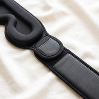 Upgrade Set | Blackout Sleep Mask & Neck Pillow Travel Set, mask velcro macro