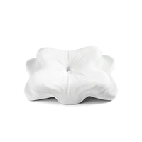 WHITE | Cooling Memory Foam Pillow (66×40 cm), front view, high angle